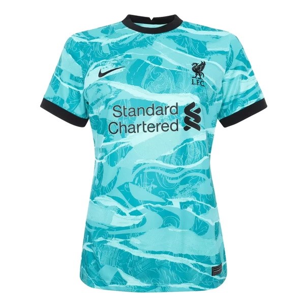 Camiseta Liverpool 2ª Kit Mujer 2020 2021 Verde